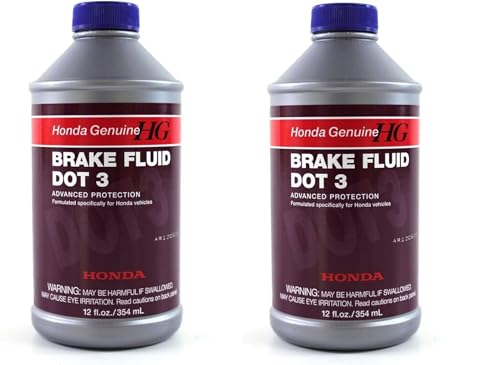 Genuine Honda And Acura Brake Fluid Dot 3 (Pack Of 2)