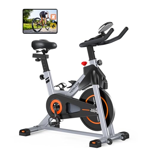 YOSUDA Indoor Cycling Bike Stationary Bike - Magnetic Resistance, Cycle Bike with Ipad Mount & Comfortable Seat Cushion, Magnetic Resistance