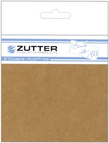 Zutter 2728 4 by 4-Inch Chipboard Cover Pair, Brown