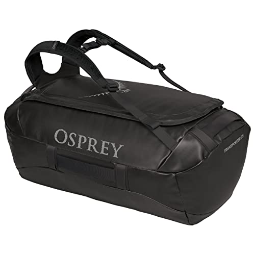 Osprey Transporter 65L Travel Duffel Bag, Black