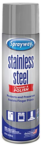 Sprayway Water-Based Stainless Steel Cleaner, 15 Fl Oz (Pack of 1)