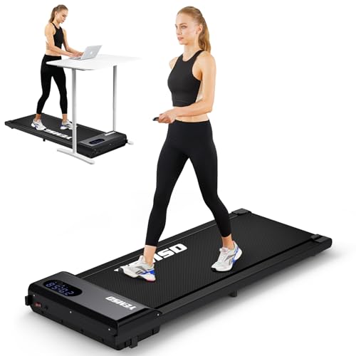 Walking Pad, Walking Pad Treadmill 330 lb Capacity，3 in 1 Portable Under Desk Treadmill for Home and Office with Remote Control, LED Display （C102 Black）
