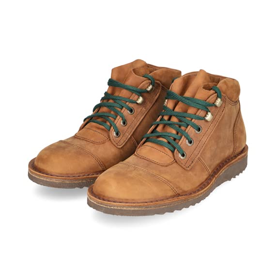 JIM GREEN Men's African Ranger Boots Lace-Up Water Resistant Full Grain Leather Work or Hiking Boot (Fudge, 10.5)