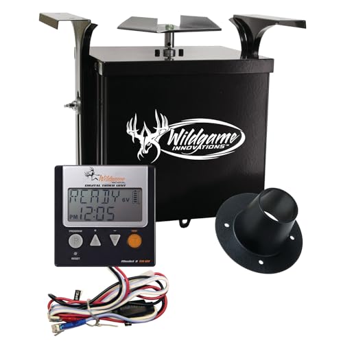 WILDGAME INNOVATIONS Trophy Hunter 6V Digital Feeder Kit , Weather-Resistant Durable Easy-to-Use Digital Power Control Unit for Hunting Game Feeder