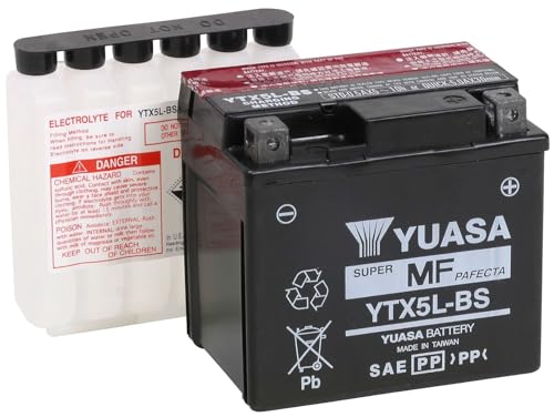 Yuasa YUAM32X5B YTX5L-BS Maintenance Free AGM Battery with Acid pack