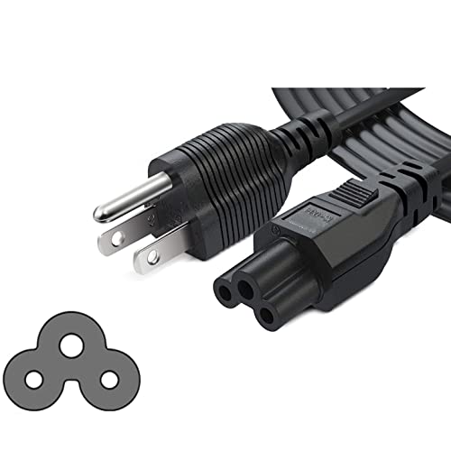 Chanzon UL Listed 3/6/10ft 3 Prong Mickey Mouse Universal AC Power Cord 3 Prong (NEMA 5-15P to IEC320C5) 7A 125V for LG TV,Laptop Notebook