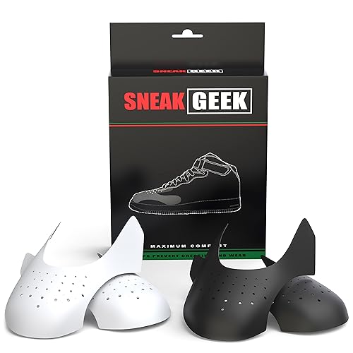 Sneak Geek 2 Pairs Sneaker Crease Protectors for Mens Shoes 8-12