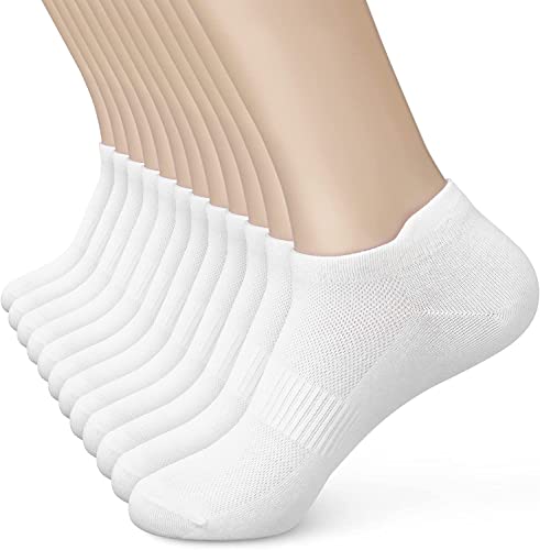 Women's Ankle Running Socks - Low Cut Athletic Sports Soft Thin No Show Socks With Tab 6 Pairs