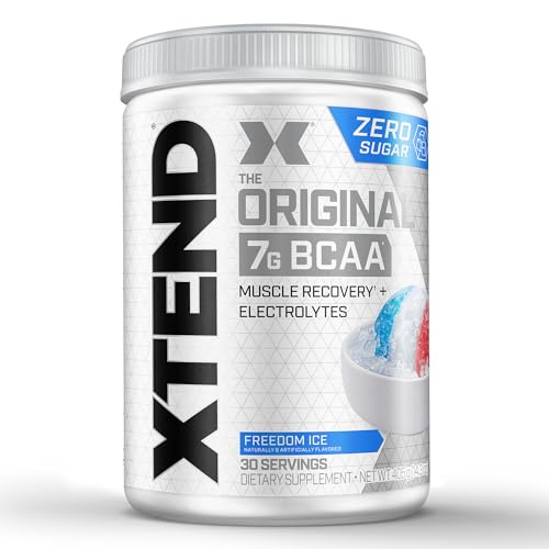 XTEND Original BCAA Powder Freedom Ice | Sugar Free Post Workout Muscle Recovery Drink with Amino Acids | 7g BCAAs for Men & Women | 30 Servings