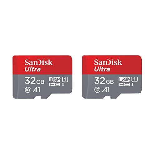 [Older Version] SanDisk 32GB 2-Pack Ultra MicroSDHC UHS-I Memory Card (2x32GB) - SDSQUAR-032G-GN6MT