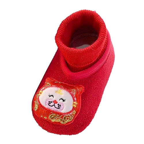 Bblulu Infant Baby Boys Girls Boots Cozy Fleece Booties Non-slip Warm Shoes House Slippers Socks Winter Warm Crib Shoes Prewalker