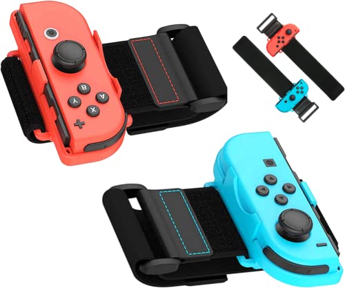 Wrist Bands for Just Dance 2023 2022 2021 Switch, Adjustable Elastic Dance Straps Compatible with Switch & Switch OLED Controllers, Switch Right/Left Controller Joy Cons Accessories for Adults Teens