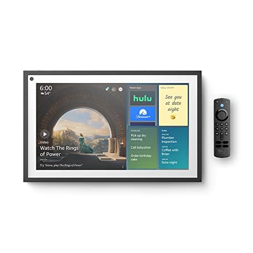 Echo Show 15 | Full HD 15.6' smart display with Alexa and Fire TV built in | Remote included