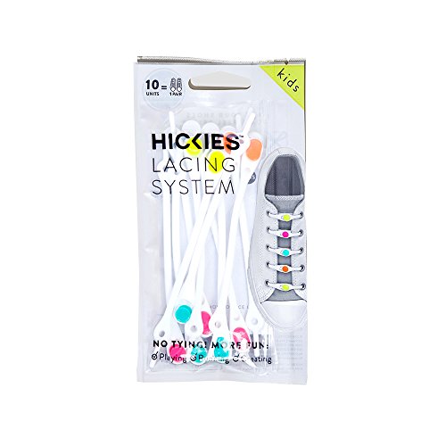 HICKIES Kids Tie-Free Laces - White Sprinkles