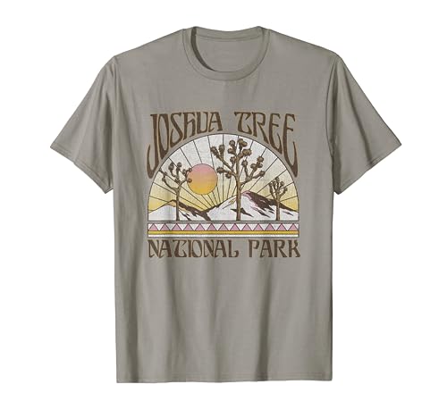 Vintage Joshua Tree National Park Retro Outdoor Camping Hike T-Shirt