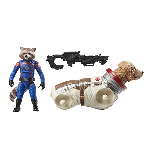 Marvel Legends Series Rocket, Guardians of The Galaxy Vol. 3 6-Inch Collectible Action Figures, Toys for Ages 4 and Up