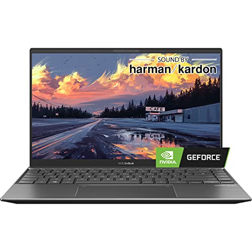 ASUS Zenbook 14' FHD Laptop, AMD Ryzen 5 5500U (Beats i7-1185G7), GeForce MX450 Graphics, Backlit Keyboard, Harman Kardon, 16 Hr Battery Life, Wi-Fi 6, Win 11 (8GB RAM | 1TB PCIe SSD)