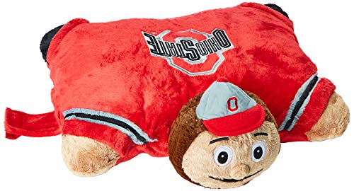 Fabrique Innovations NCAA Pillow Pet, Ohio State Buckeyes