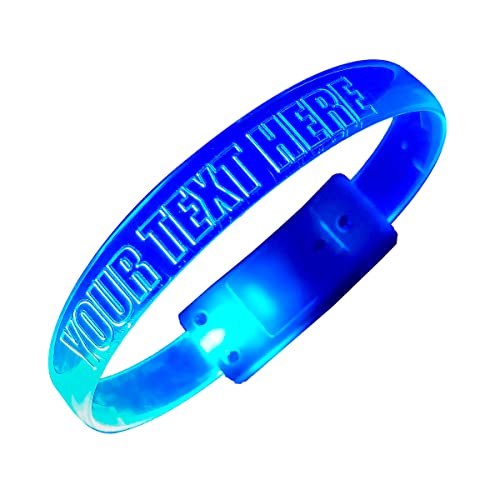Custom Wristbands | 8 color Led Bracelet | Flashing light up for concerts | Running lights for runners | Multiple color Light up bracelet | Glow in the dark bracelets | wrist bands |