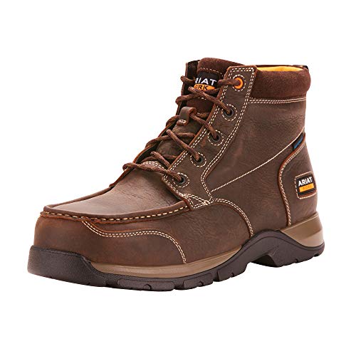 Ariat Work Men's EDGE LTE CHUKKA H2O Composite Toe Boot, dark brown, 8.5 2E US