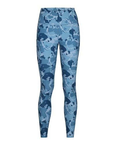 Simms Fishing Products Women's BugStopper Outdoor Leggings with Insect Shield, UPF 50, Regiment Camo Neptune, Medium