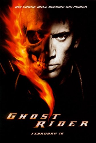 Ghost Rider Poster Movie 27x40 Nicolas Cage Eva Mendes Raquel Alessi