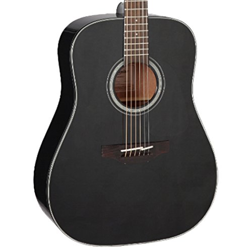 Takamine GD30-BLK Dreadnought Acoustic Guitar, Black