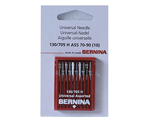 Generic Assort Pack of 10 bernina Universal Sewing Machine Needles, Steel