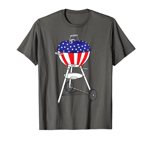 USA Charcoal Kettle Grill Shirt | July 4th Grill Gift