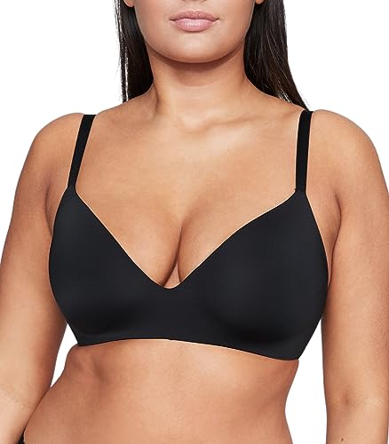 Victoria's Secret Lightly Lined Wireless T Shirt Bra, Adjustable Straps, Bras for Women, Black (36C)