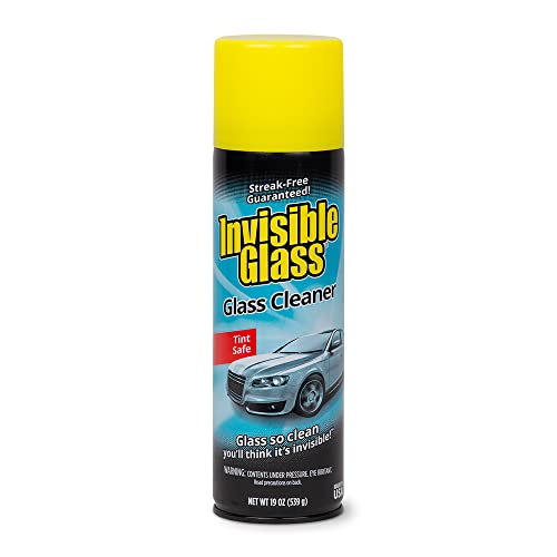Invisible Glass 91164 19-Ounce Cleaner for Auto and Home for a Streak-Free Shine, Deep Cleaning Foaming Action, Safe for Tinted and Non-Tinted Windows, Ammonia Free Foam Glass Cleaner