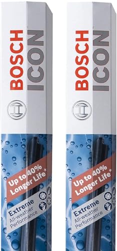 BOSCH 26OE22OE ICON Beam Wiper Blades - Driver and Passenger Side - Set of 2 Blades (26OE & 22OE)