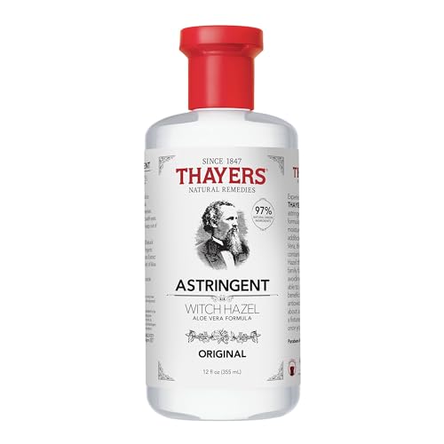 THAYERS Original Witch Hazel Astringent with Aloe Vera, 12 Ounce Bottle