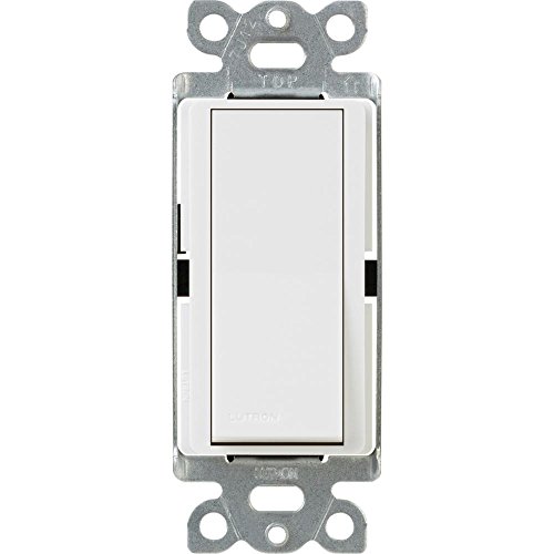 Lutron Claro On/Off Switch, 15-Amp/3-Way, CA-3PS-WH, White