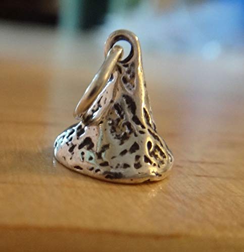 Wholesale Charms Sterling Silver 3D small 9x9mm Chocolate Chip or Hershey Kiss Charm