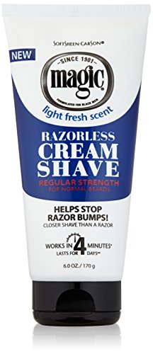 SoftSheen Carson Magic Regular Razorless Cream Shave 6 Oz (Pack of 6)