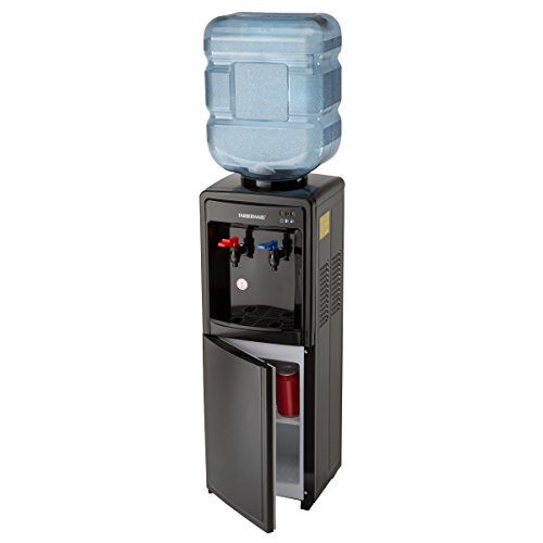 Farberware FW29919 Freestanding Hot and Cool Water Cooler Dispenser, Black