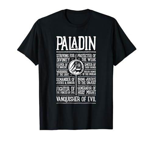WoW Paladin Role Playing Gamer T-Shirt