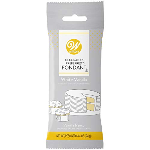 Wilton Decorator Preferred White Vanilla Fondant, 4.4 oz. - Note that Packaging May Vary