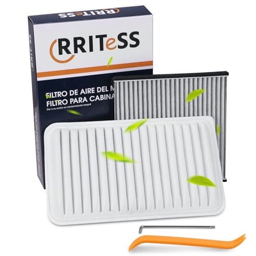 RRITESS CA9360 Air Filter CF10132 Cabin Filter, Engine Air Filter and AC Filter Set.