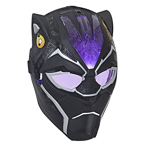 Marvel Black Panther Studios Legacy Collection Black Panther Vibranium Power FX Mask Roleplay Toy, Toys for Kids Ages 5 and Up
