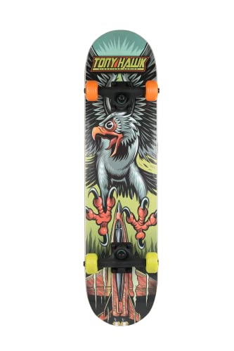 Tony Hawk 31' Skateboard - Signature Series 1 Skateboard with Pro Trucks, Full Grip Tape, 9-Ply Maple Deck, Ideal for All Experience Levels