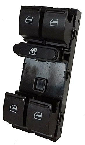 SWITCHDOCTOR Window Master Switch for 2005-2016 Volkswagen Jetta, 2006-2008 Passat, 2010-2014 Golf, 2007-2013 GTI and 2009-2018 Tiguan