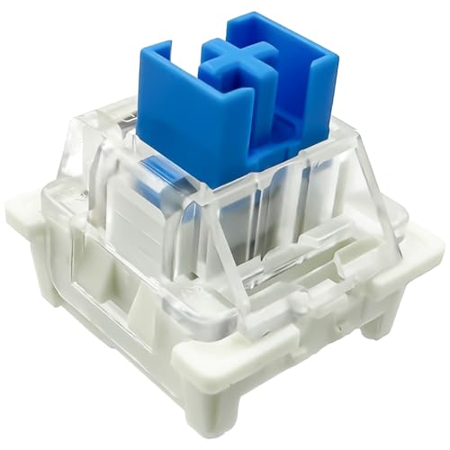 Outemu(Gaote) Blue Switches for MX Mechanical Gaming Keyboard,3-Pin 50gf Clicky/RGB/DIY Replaceable/Dustproof Switches(Blue,108pcs)