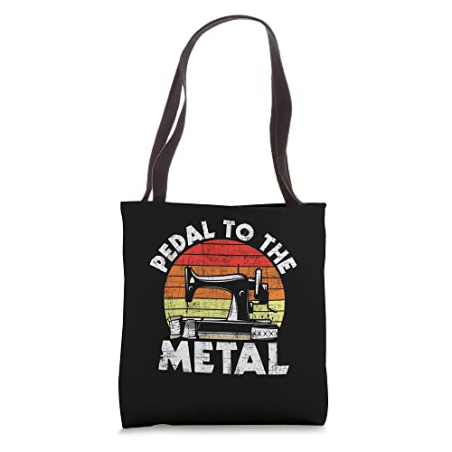Pedal To The Metal - Sewing Machine Quilter Quilting Tote Bag