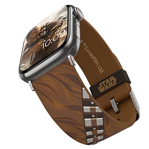 Star Wars - Chewbacca Smartwatch Band - Officially Licensed, Compatible with Every Size & Series of Apple Watch (watch not Included)