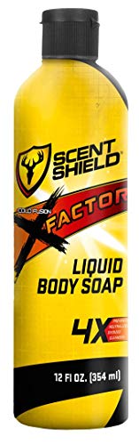 SCENTBLOCKER Blocker Outdoors X-Factor Scent Shield Liquid Bodywash, 12 Fluid Ounces