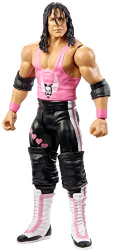WWE SummerSlam Bret Hitman Hart Action Figure in 6-inch Scale with Articulation & Ring Gear Series #97