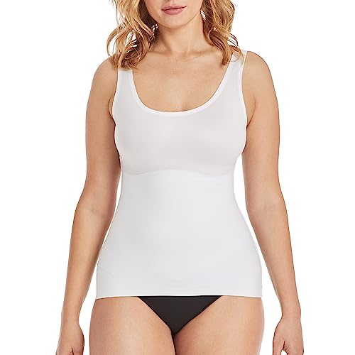 Maidenform womens Comfort Devotion Cami Fl2018 shapewear tops, White, X-Large US