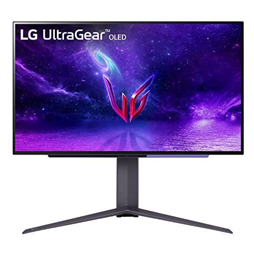 LG 27' Ultragear OLED QHD Gaming Monitor with 240Hz .03ms GtG & nVIDIA G-SYNC Compatible (Renewed), Black